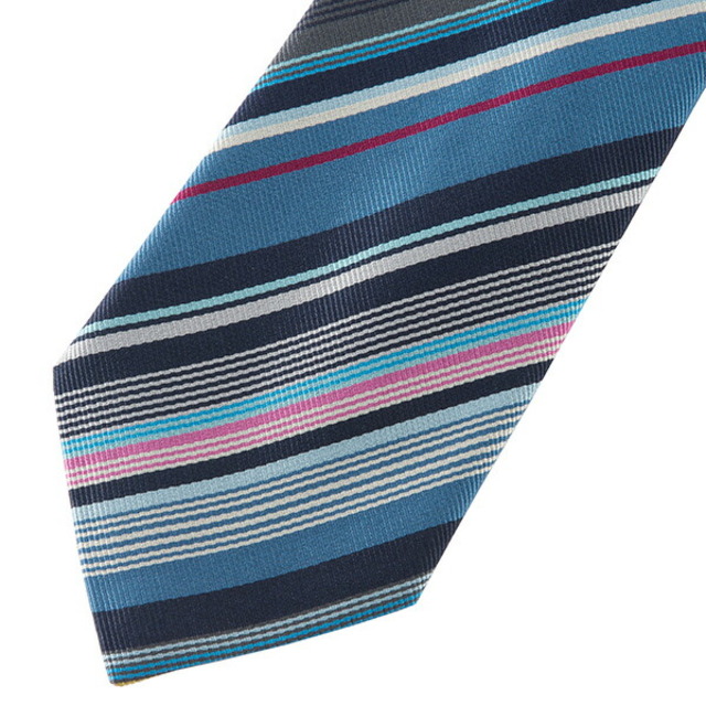 新品 ポールスミス PAUL SMITH ネクタイ MEN TIE 8CM BLADE ブルー マルチ