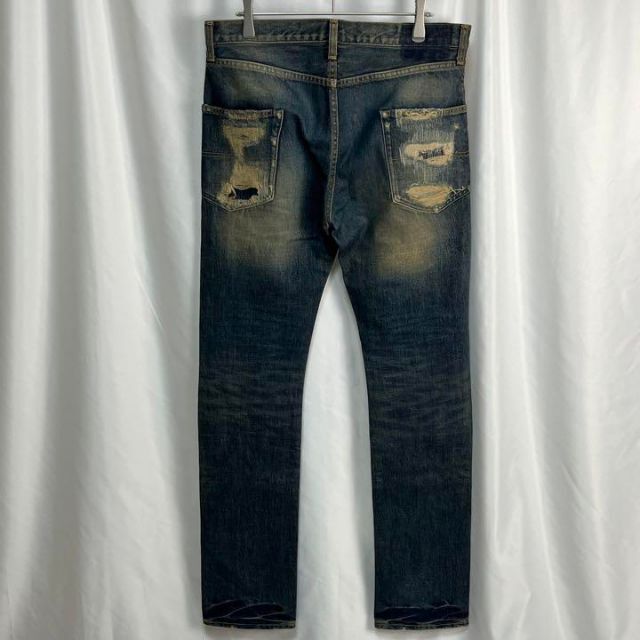 【今日の超目玉】 - UNDERCOVER 【2005aw】UNDERCOVER ARTS クロスボーン スカル 38デニム デニム+ジーンズ
