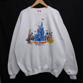 ディズニー(Disney)のVINTAGE ミッキー ドナルド グーフィー プルート スウェット XL(スウェット)