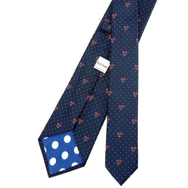 Paul Smith(ポールスミス)の新品 ポールスミス PAUL SMITH ネクタイ MENS TIE 8CM ネイビー/レッド メンズのファッション小物(ネクタイ)の商品写真