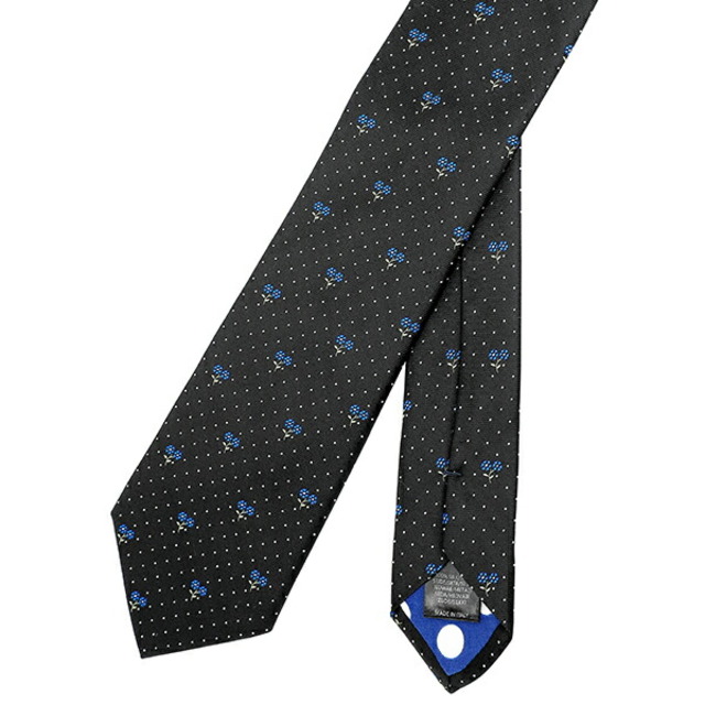 Paul Smith(ポールスミス)の新品 ポールスミス PAUL SMITH ネクタイ MENS TIE 8CM ブラック/ブルー メンズのファッション小物(ネクタイ)の商品写真