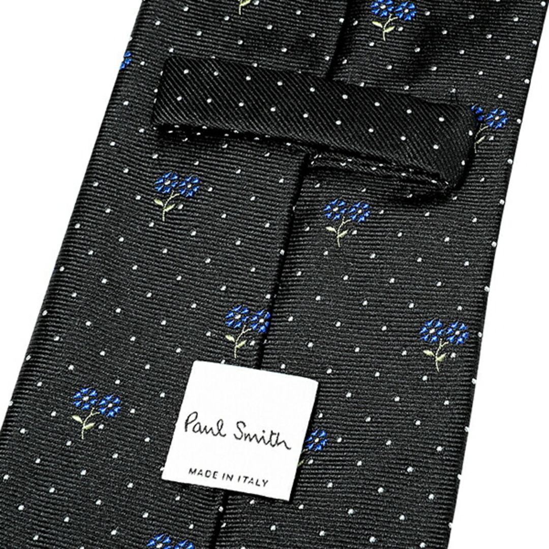 Paul Smith(ポールスミス)の新品 ポールスミス PAUL SMITH ネクタイ MENS TIE 8CM ブラック/ブルー メンズのファッション小物(ネクタイ)の商品写真