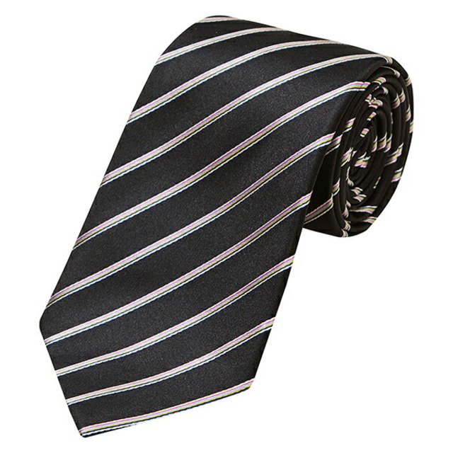 Paul Smith(ポールスミス)の新品 ポールスミス PAUL SMITH ネクタイ MENS TIE 8CM ブラック メンズのファッション小物(ネクタイ)の商品写真