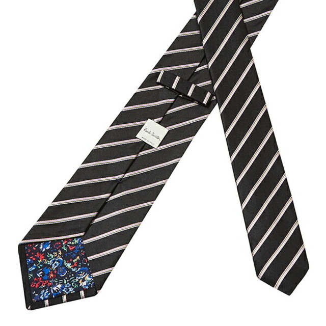 Paul Smith(ポールスミス)の新品 ポールスミス PAUL SMITH ネクタイ MENS TIE 8CM ブラック メンズのファッション小物(ネクタイ)の商品写真