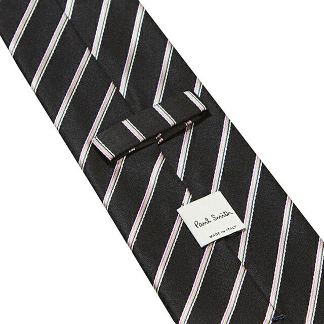 Paul Smith(ポールスミス)の新品 ポールスミス PAUL SMITH ネクタイ MENS TIE 8CM ブラック メンズのファッション小物(ネクタイ)の商品写真
