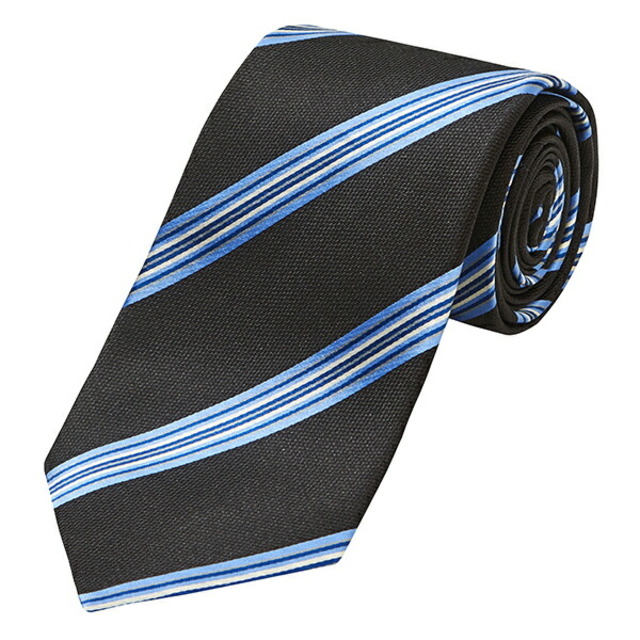 新品 ポールスミス PAUL SMITH ネクタイ MENS TIE 8CM ブラック/ブルー ...