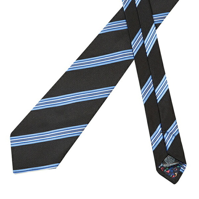 Paul Smith(ポールスミス)の新品 ポールスミス PAUL SMITH ネクタイ MENS TIE 8CM ブラック/ブルー メンズのファッション小物(ネクタイ)の商品写真