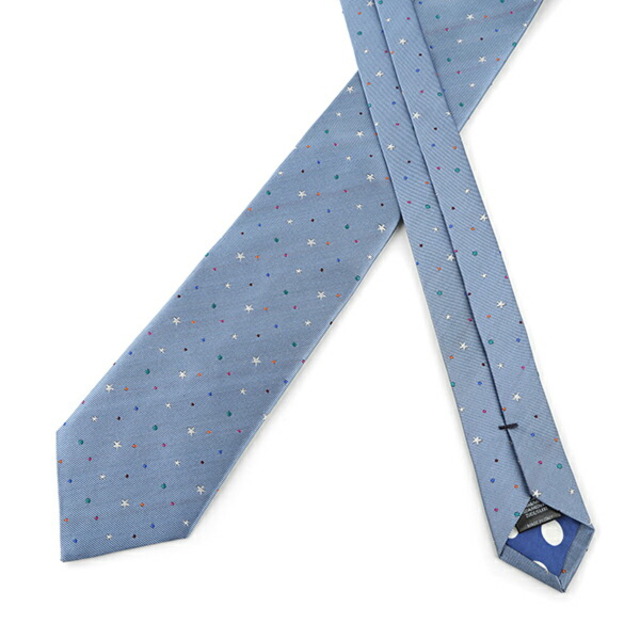 Paul Smith(ポールスミス)の新品 ポールスミス PAUL SMITH ネクタイ DOT MENS TIE 8CM ライトブルー 水色 メンズのファッション小物(ネクタイ)の商品写真