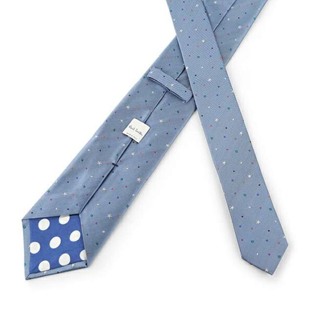 Paul Smith(ポールスミス)の新品 ポールスミス PAUL SMITH ネクタイ DOT MENS TIE 8CM ライトブルー 水色 メンズのファッション小物(ネクタイ)の商品写真