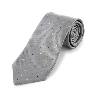 ポールスミス(Paul Smith)の新品 ポールスミス PAUL SMITH ネクタイ DOT MENS TIE 8CM ライトグレー(ネクタイ)