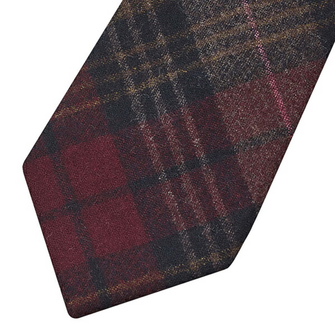 新品 ポールスミス PAUL SMITH ネクタイ TIE TARTAN バーガンディ