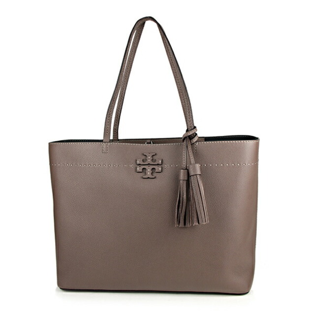 美品 レザートートバッグ MCGRAW TOTE SILVER MAPLE