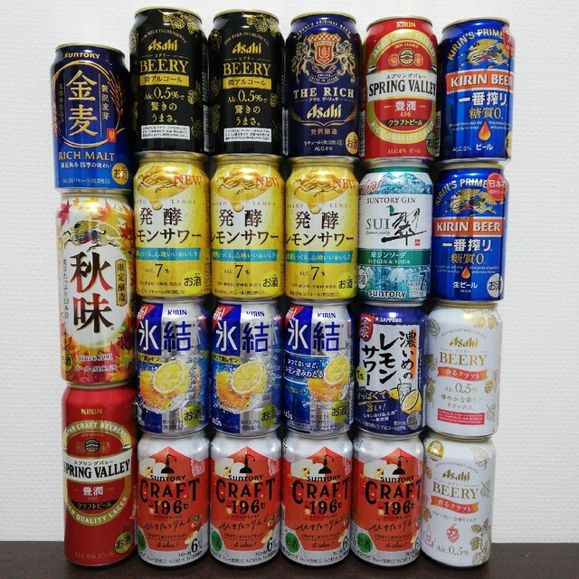 キリン(キリン)のビール サワー チューハイ 微アルコール等 合計23本 食品/飲料/酒の酒(ビール)の商品写真