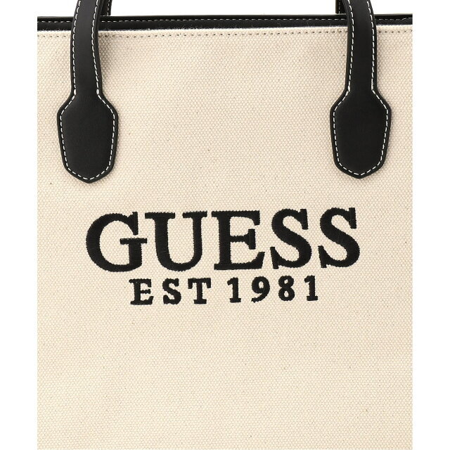 GUESS(ゲス)の【ブラック(NTB)】(W)SILVANA Girlfriend Tote レディースのバッグ(トートバッグ)の商品写真