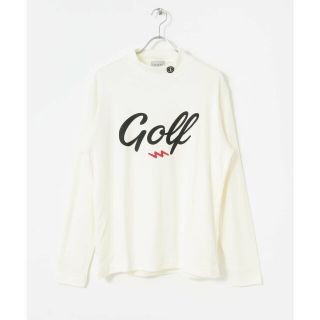 サニーレーベル(Sonny Label)の【OFF WHITE】ELECTRIC GOLF GOLF LOGO MOCK NECK LONG-SLEEVE(Tシャツ/カットソー(半袖/袖なし))