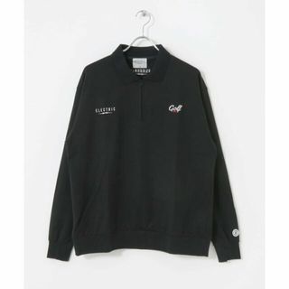 サニーレーベル(Sonny Label)の【BLACK】ELECTRIC GOLF ZIP UP LONG-SLEEVE ポロシャツ(ポロシャツ)