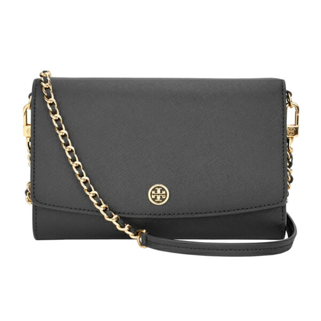 120cm本体重量新品 トリーバーチ TORY BURCH ショルダーバッグ ロビンソン ブラック