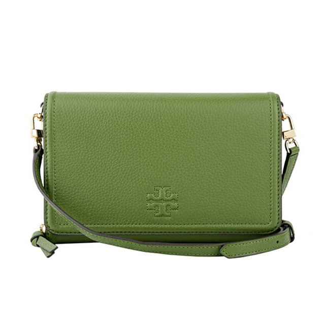 オープンポケット×1外側新品 トリーバーチ TORY BURCH ショルダーバッグ テア スピナッチ