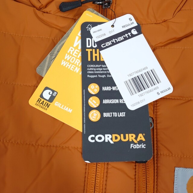 carhartt(カーハート)の【S】Carhartt カーハート/ギリアムジャケット/Copper メンズのジャケット/アウター(ダウンジャケット)の商品写真