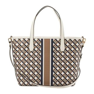 トリーバーチ(Tory Burch)の新品 トリーバーチ TORY BURCH トートバッグ ジオ ロゴ ブラウン系 茶(トートバッグ)