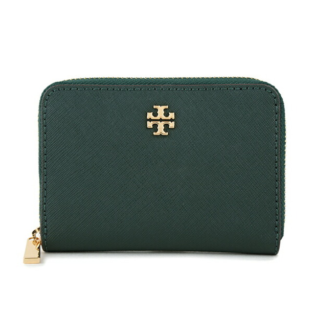 新品 トリーバーチ TORY BURCH コインケース エマーソン ジトニーグリーン