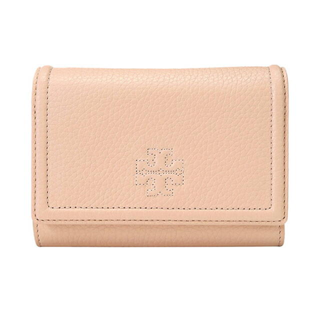 約105×14×3本体重量新品 トリーバーチ TORY BURCH 3つ折り財布 テア ピンク系