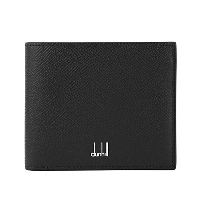 新品 ダンヒル dunhill 2つ折り財布 カドガン ブラック約9×11×2本体重量