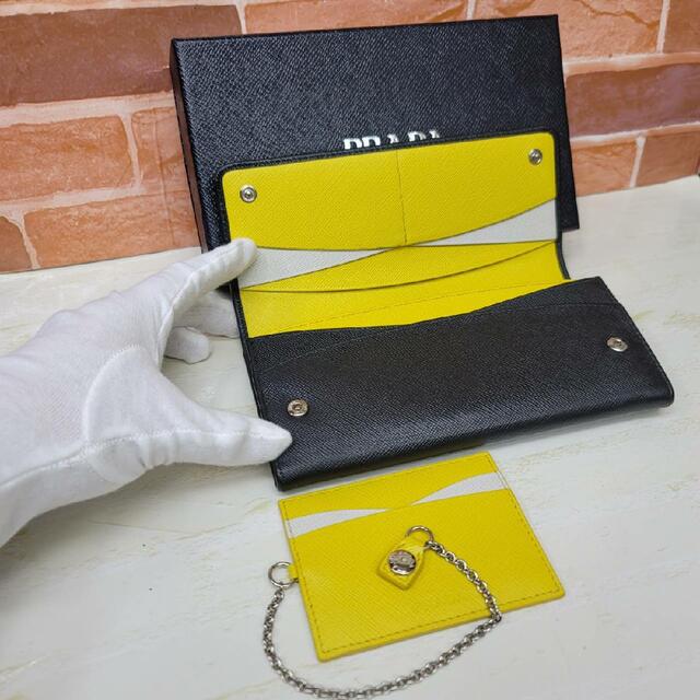 スペシャルショップ 希少PRADA☆鑑定済☆サフィアーノ ブラック+