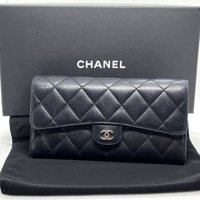 人気商品】 CHANEL - シャネル マトラッセ ラムスキン 長財布 CHANEL