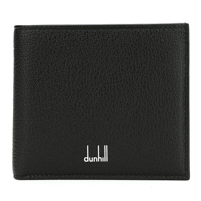 新品 ダンヒル dunhill 2つ折り財布 デューク ファイン レザー ブラック約65gBLACK本体