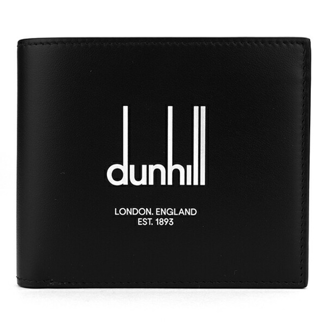 新品 ダンヒル dunhill 2つ折り財布 レガシー ブラック