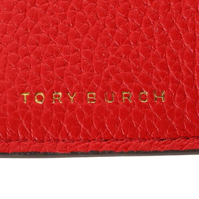 新品 トリーバーチ TORY BURCH 3つ折り財布 マグロウ ブリリアントレッド