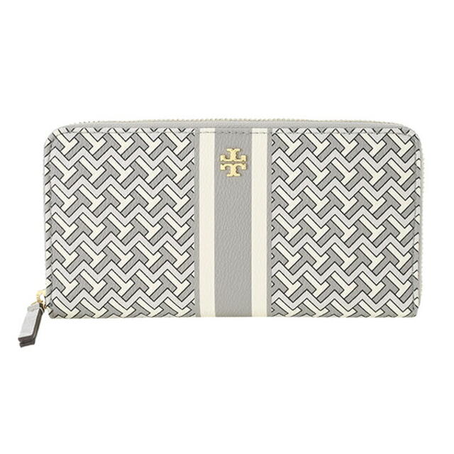 Tory Burch Robinson グレー 長財布 French Gray