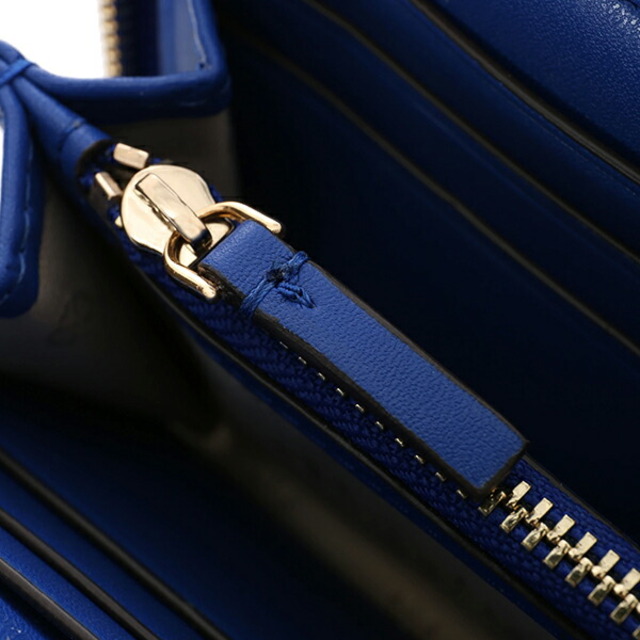 新品 トリーバーチ TORY BURCH 長財布 ティー ザグ ジュエルブルー 6