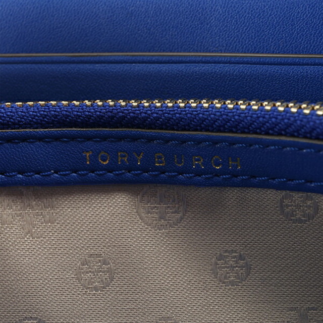 新品 トリーバーチ TORY BURCH 長財布 ティー ザグ ジュエルブルー