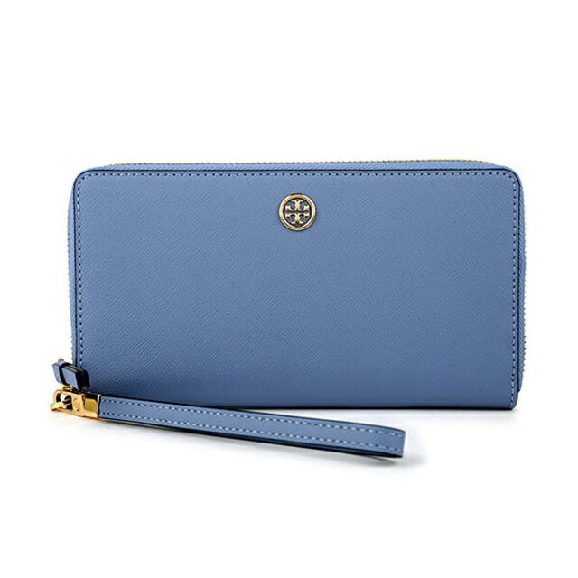 新品 トリーバーチ TORY BURCH 長財布 ロビンソン ブルーウッド