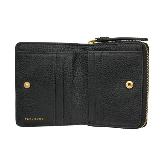 新品 トリーバーチ TORY BURCH 2つ折り財布 マグロウ ブラック