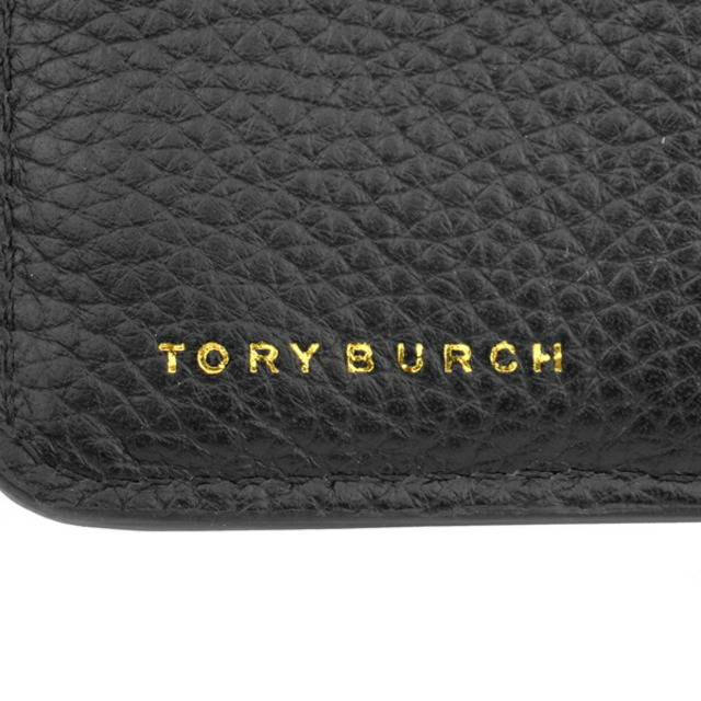 新品 トリーバーチ TORY BURCH 2つ折り財布 マグロウ ブラック