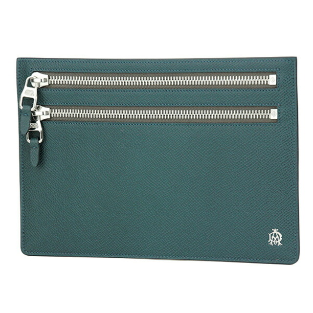 新品 ダンヒル dunhill ポーチ ボードン ブルーグリーン 【全商品