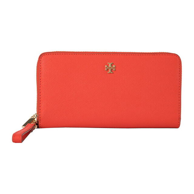 Tory Burch(トリーバーチ)の新品 トリーバーチ TORY BURCH 長財布 エマーソン レッドオレンジ 朱色 レディースのファッション小物(財布)の商品写真