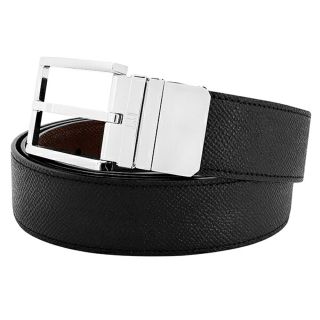 新品 ダンヒル dunhill ベルト リバーシブル クラシック ブラック