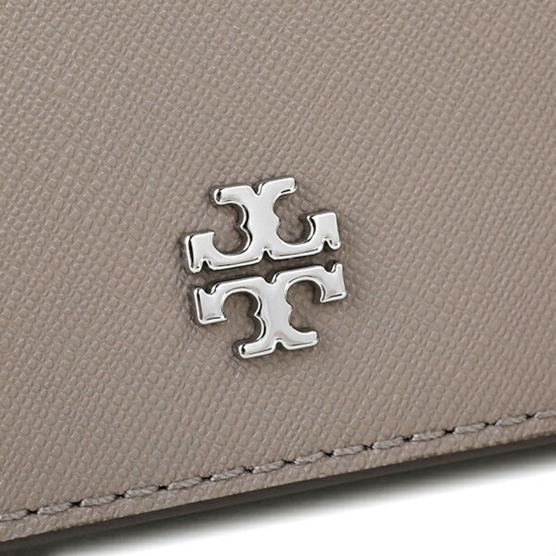 新品 トリーバーチ TORY BURCH 長財布 エマーソン グレーヘロン