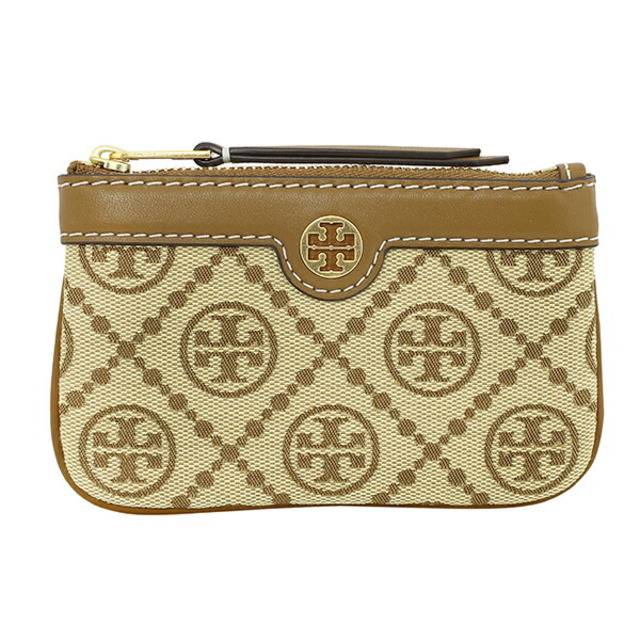 Tory Burch(トリーバーチ)の新品 トリーバーチ TORY BURCH カードケース Tモノグラム ライトブラウン ヘーゼル レディースのファッション小物(名刺入れ/定期入れ)の商品写真