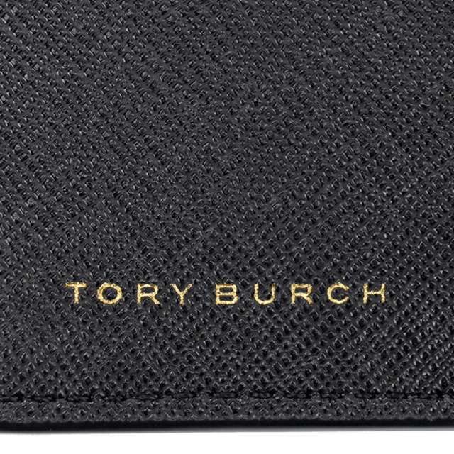 新品 トリーバーチ TORY BURCH 2つ折り財布 エマーソン ブラック 黒