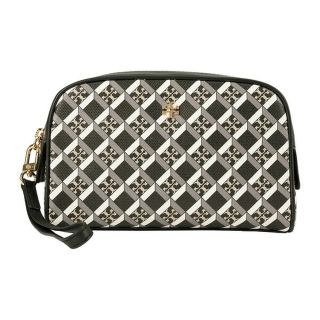 トリーバーチ(Tory Burch)の新品 トリーバーチ TORY BURCH ポーチ ジオ ロゴ ブラック 黒(ポーチ)