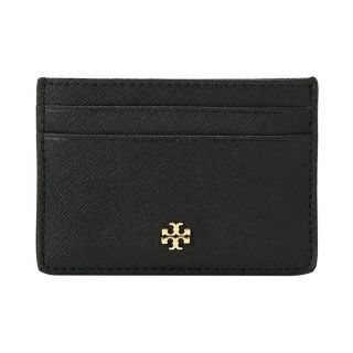 トリーバーチ(Tory Burch)の新品 トリーバーチ TORY BURCH カードケース エマーソン ブラック 黒(名刺入れ/定期入れ)