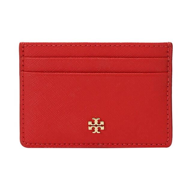 Tory Burch(トリーバーチ)の新品 トリーバーチ TORY BURCH カードケース エマーソン レッド 赤 レディースのファッション小物(名刺入れ/定期入れ)の商品写真