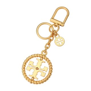 トリーバーチ(Tory Burch)の新品 トリーバーチ TORY BURCH キーホルダー ツイステッド ロゴ ゴールド(キーホルダー)