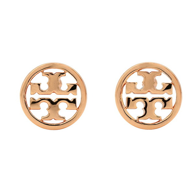 約H1×W1ポスト長さ新品 トリーバーチ TORY BURCH ピアス ミラー ローズゴールド