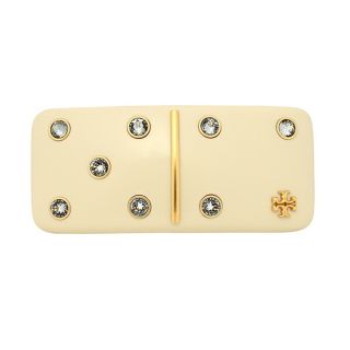 トリーバーチ(Tory Burch)の新品 トリーバーチ TORY BURCH バレッタ キラ アイボリー(バレッタ/ヘアクリップ)